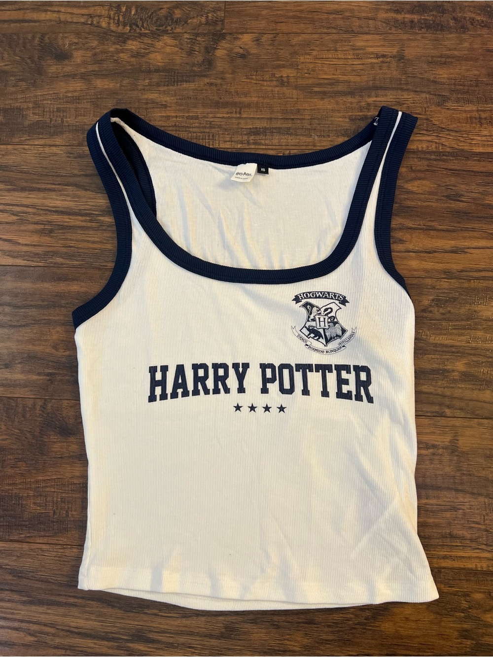 Warner Bros. White and Navy Harry Potter Tank Top